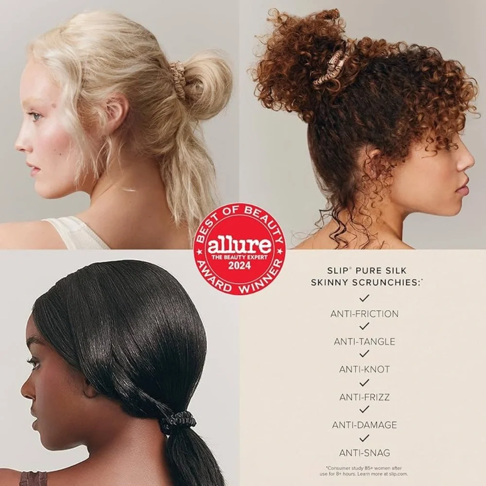 slip MULTI SKINNY SCRUNCHIES - Picture 2 of 4